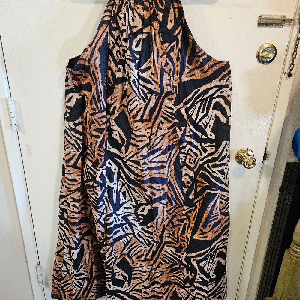 Safari Themed Sleeveless Dress